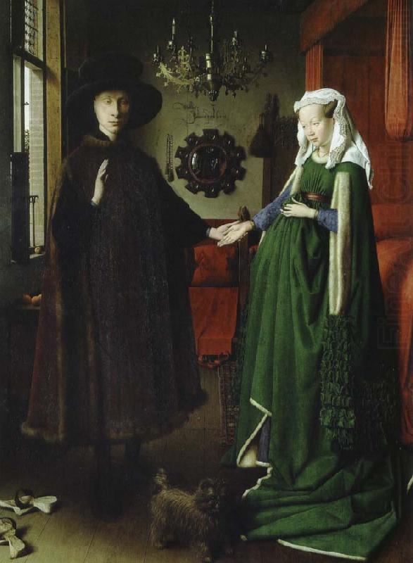 Jan Van Eyck makarna arnolfinis trolovning china oil painting image